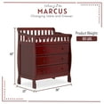Dream On Me Marcus Changing Table And Dresser, Cherry