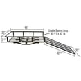 thumbnail image 6 of Elevate Outdoor UCC500 Hitch-Mounted Steel Cargo Carrier with Ramp - 500 lb Cap, 6 of 7