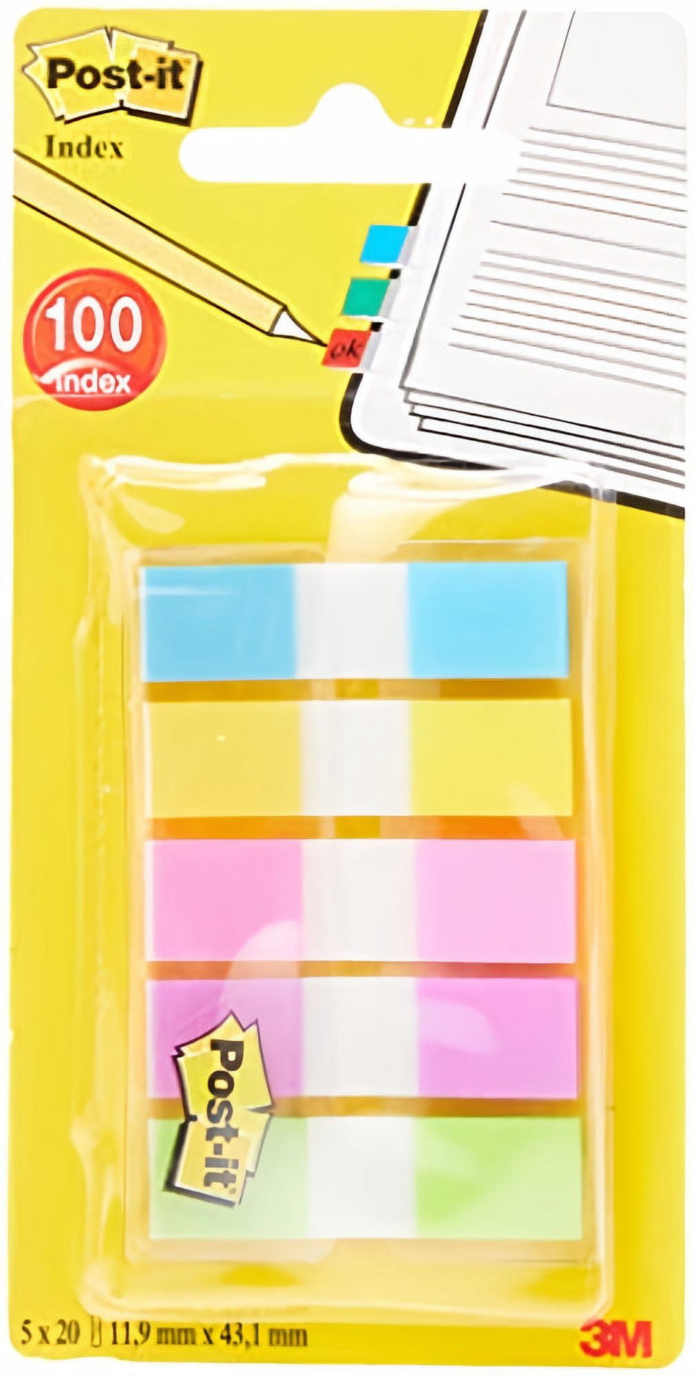 FLAGS,POSTIT,TOGO"5CLRASST" (Pack of 24)