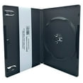 thumbnail image 2 of CheckOutStore (25) Premium Standard Single 1-Disc DVD Cases 14mm (Black), 2 of 4