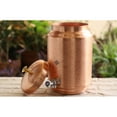thumbnail image 4 of Indian Art Villa Embossed Copper Water Dispenser - 169 oz with Brass Tap & Stand, 4 of 5