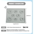 thumbnail image 2 of Plateau à Bijoux SJENG, Tapis de Conception de Perles en 2 Pcs, Plateau de Conception de bracelet, Plateau de Perles Floqué pour Rangement de Colliers et Bijoux, Plateau de Fabrication de Bijoux DIY, Plateau de Perles pour Fabrication de Bijoux, 2 of 7