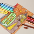 thumbnail image 4 of Marqueurs Colorés, Jaune Clair 6 Pack Marqueurs de Coloriage Lavables Stylos Aquarelle, 4 of 6