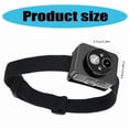 thumbnail image 4 of Night Sights Sports Recorder 1080P Head Mounted Camera Headlamp Camera for Adventurou Activity Photography Recording, 4 of 16