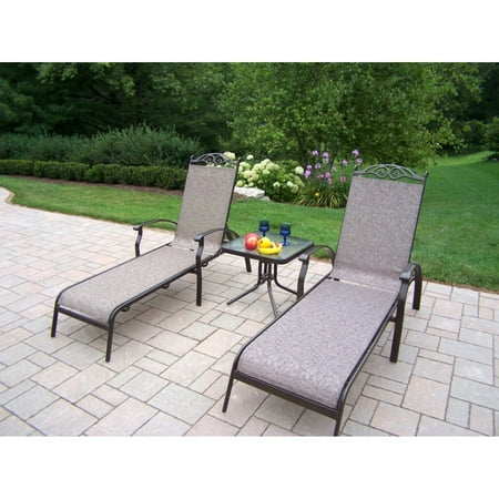 Oakland Living Cascade Sling Chaise Lounge Set