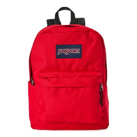JanSport Unisex SuperBreak Backpack School Bag Red Tape
