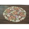 thumbnail image 4 of Linens Art And Things Thanksgiving, Autumn, 23-Inch Round Fall Maple Leaf Polyester Doily, 4 of 5