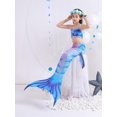 thumbnail image 4 of Girls' Mermaid Swimming Tail Sets High quality, 4 of 5