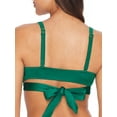 thumbnail image 3 of Women's Pour Moi 36036 Space Front Fastening Wrap Underwire Swim Top (Forest 38D), 3 of 3