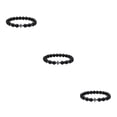 thumbnail image 1 of Sonducket Pulseras de cuentas de piedra redonda natural Joyería de yoga Cuerda elástica de ojo de tigre para fiesta de regalo Tipo 1 Type1 NO1, 1 of 6