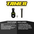 thumbnail image 3 of Tamer MX FGB-408 Fork Guard Bracket – Black CNC Aluminum Dirt Bike Holeshot Device Reinforcement – Strengthens Fork Guard Mounting – Patented Design – Made in USA for Motocross & Off-Road, 3 of 5