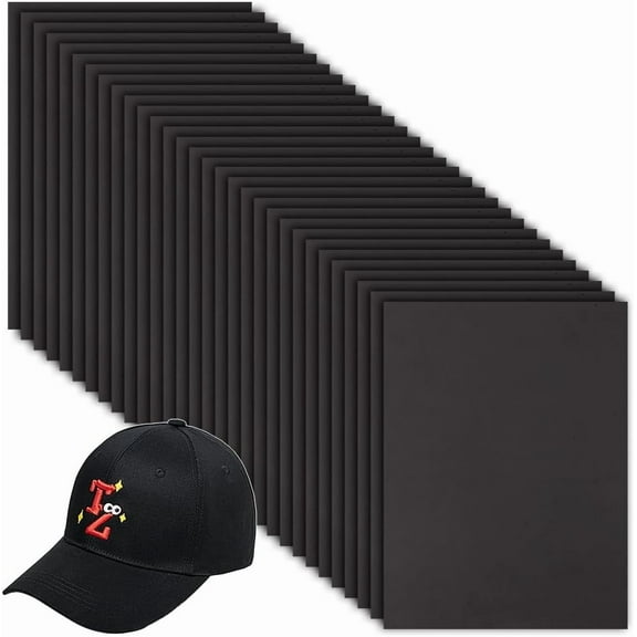 30Pcs 3mm Black Embroidery Foam 9x12 Inch EVA Foam Sheets Embroidery Craft Foam Rectangle Foam Sheet Cosplay Foam for Hand Sewing Embroidery Machine Cosplay Costume Projects Black DIY