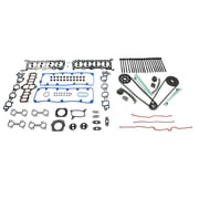 Engine Timing Chain Kit Head Gasket Bolts Set For 02-10 Ford Expedition E-150 F-150 Crown 4.6L V8