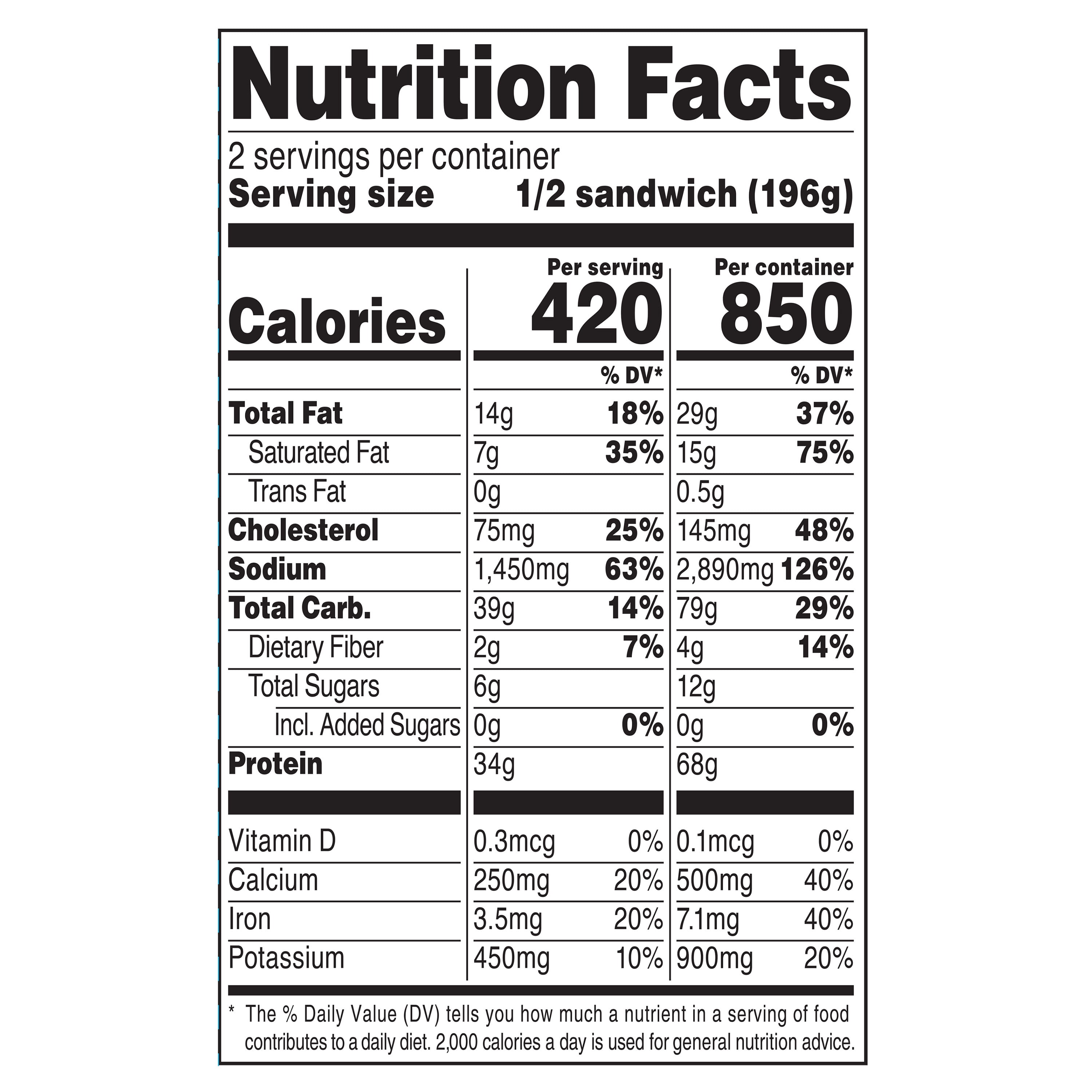 MKS SUPREME SUB SANDWICH FULL 16.1OZ