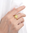 thumbnail image 5 of Yellow Sapphire Round Solitaire Ring, 5 of 10