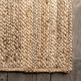 thumbnail image 3 of Indian Handmade Braided Natural Farmhouse Jute Round Rugs , Home Décor Rugs Size 7 x 7 Feet, 3 of 3