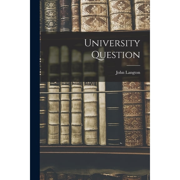 University Question, (Paperback)