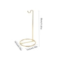 thumbnail image 3 of Jewelry Display Stand, Gold Metal Necklace and Bracelet Holder for Vanity and Shop Counter, 3 of 7