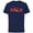 Navy, variant on Characters Mickey & More Cheers to the New Year 2024 - Short Sleeve Cotton T-Shirt for Adults - Customized-Navy