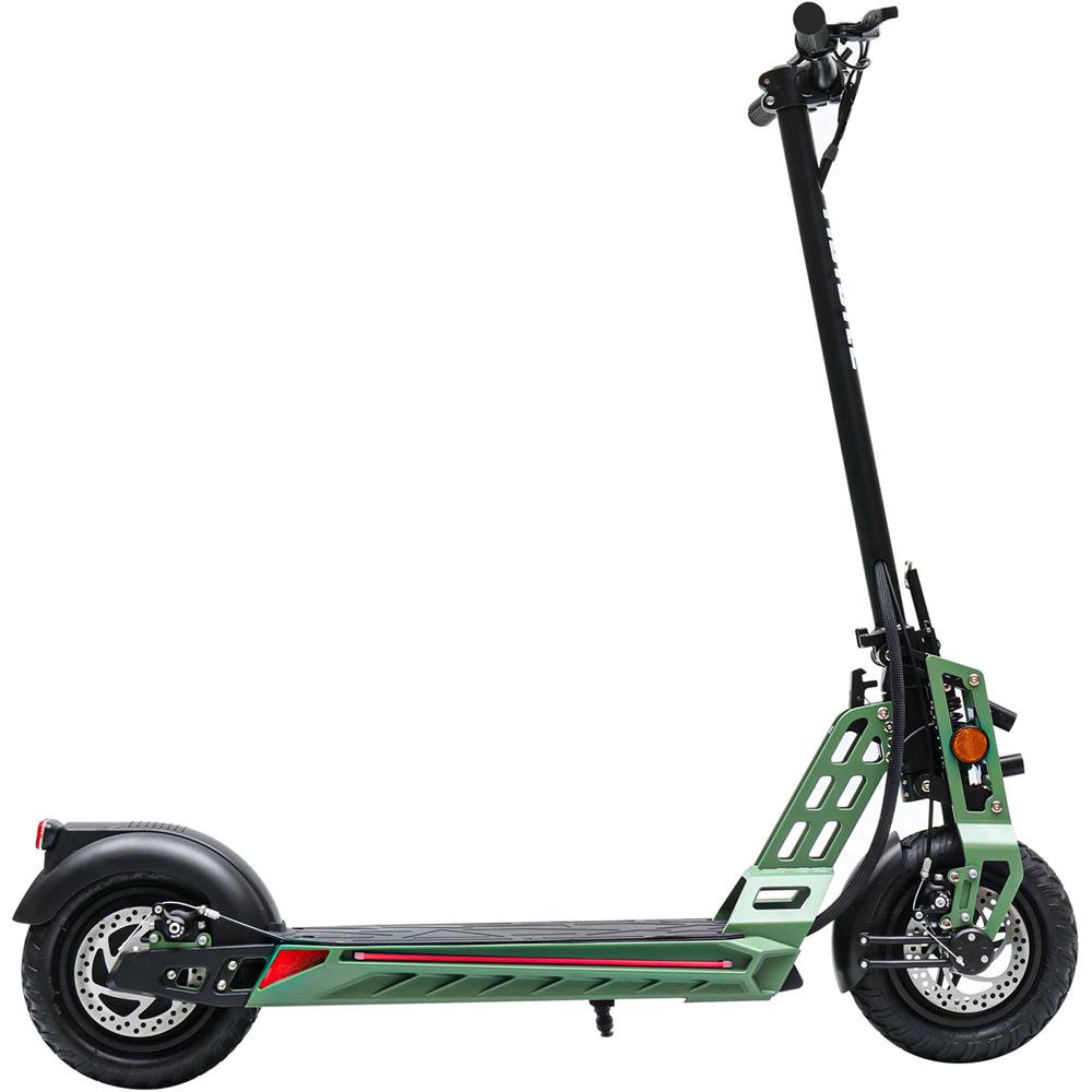 MotoTec Free Ride 48v 600w Lithium Electric Scooter, Green Long Range