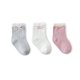 thumbnail image 1 of Calcetines con volantes para niña - Calcetines con nudo de lazo hasta el tobillo Calcetines para recién nacidas de 0 a 6 meses 3 pares, 1 of 5