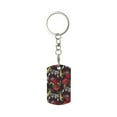 thumbnail image 2 of Uemuo Vintage Gaming Pattern Rectangular Metal Keychain - Durable, Stylish, and Personalized Key Ring for Men and Women,Engraved Keychain,Gift Slim Sturdy Keychain, 2 of 7