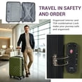 thumbnail image 2 of Nicetravel 4-Piece Hardside Luggage Set,Lightweight suitcase with TSA Locks & Double Spinner Wheels, Green, 2 of 5
