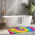 thumbnail image 2 of Rainbow Tie Dye Mandala Pattern Kitchen Rug Mat,Kitchen Runner Rugs Non Skid Washable,Decorative Kitchen Floor Mats for Kitchen,Sink,Laundry,17"x47.2", 2 of 7