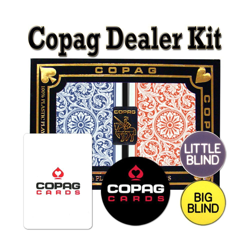 Copag Dealer Kit Bridge Regular Red & Blue