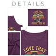 thumbnail image 7 of XCHQRTI Journey Shirts Women I'm Mostly Peace Love And Light Funny T-shirt Womens Graphic Printed Short Sleeve Tops Tee, 7 of 7