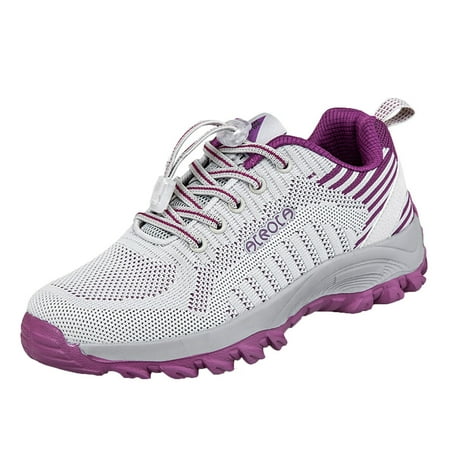 

On Running Shoes Women Couple Models Women s Middle Aged And Elderly Light Casual Comfortable Non Slip Outdoor Walking Sport Shoes sneakers for Women Mesh Grey