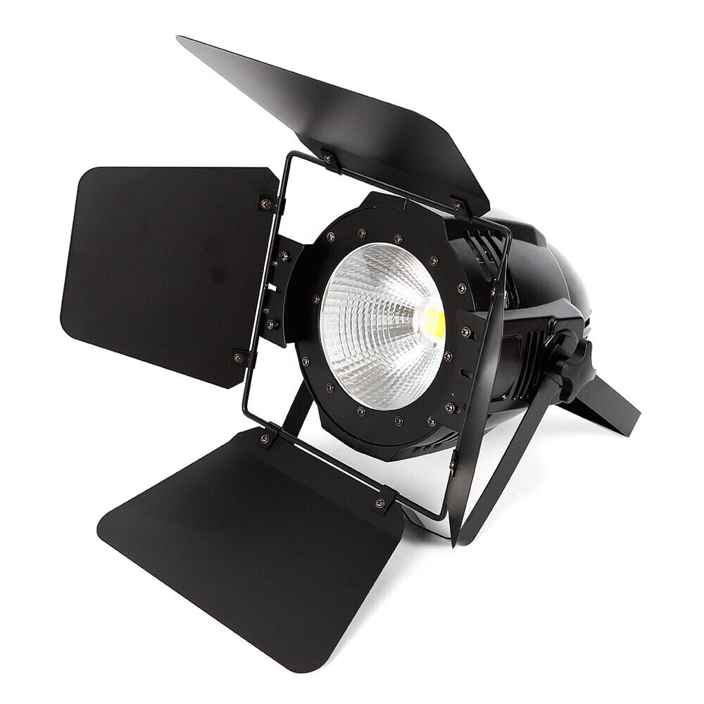 Cob 200W Stage Light,2 in1 LED Stage Par Light Four-Eye DJ Lighting for Club Stage with Panel,6 Dmx Channels,