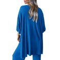 thumbnail image 2 of Conjunto Deportivo PRETTYGARDEN de Dos Piezas para Mujer Azul Real Talla S, 2 of 8