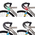 thumbnail image 3 of Cinta para manillar de bicicleta, cintas para barra de dos colores, 2 rollos de superficie de cuero Pu, envolturas para manillar de bicicleta de espuma Eva con tapones finales, 3 of 5
