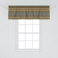 thumbnail image 2 of Ambesonne Afghan Window Valance, Shapes, 54" X 18", Multicolor, 2 of 3