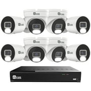 Elder Security Camera System 4K 8MP, 8Ch PoE NVR 8-Camera Surveillance Kit Outdoor 3TB HDD Audio, Wired Home Security Camera System DIY, Hunter-LE Series