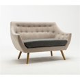 thumbnail image 1 of Boraam 84218 Kara Loveseat Seat - Light & Dark Gray, 1 of 5