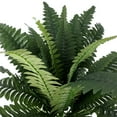 thumbnail image 3 of (2 pack) Mainstays 21in Indoor Artificial Plant, Fern Bush, Green Color. Indoor Use. Not in Pot., 3 of 9