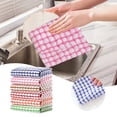 thumbnail image 3 of 6 Pack Kitchen Towels and Dishcloths Set 16 x 11 Inch Super Soft Absorbent Dish Towels Bulk for Drying Dishes, Hands Cleaning Multipurpose Kitchen Linens, 3 of 8