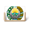 thumbnail image 1 of Uzbekistan Asia National Emblem Photo Wooden Photo Frame Tabletop Display, 1 of 3
