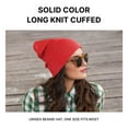 thumbnail image 4 of Empire Cove Cuffed Knit Beanie 3 Pack Set of Hot Pink, Red, Light Pink, 4 of 4