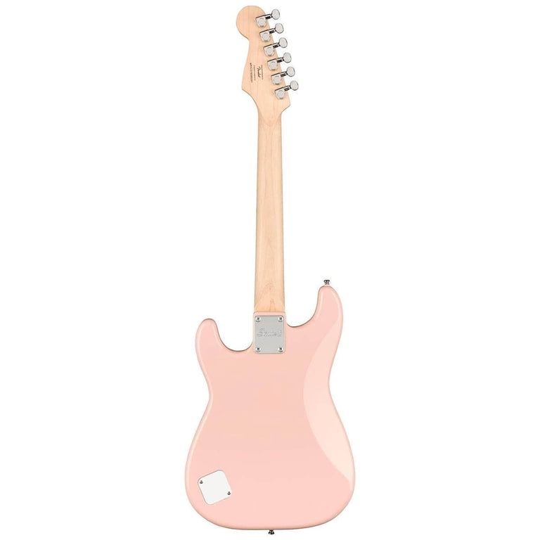 Squier Mini Stratocaster Electric Guitar (Shell Pink) - Walmart.com