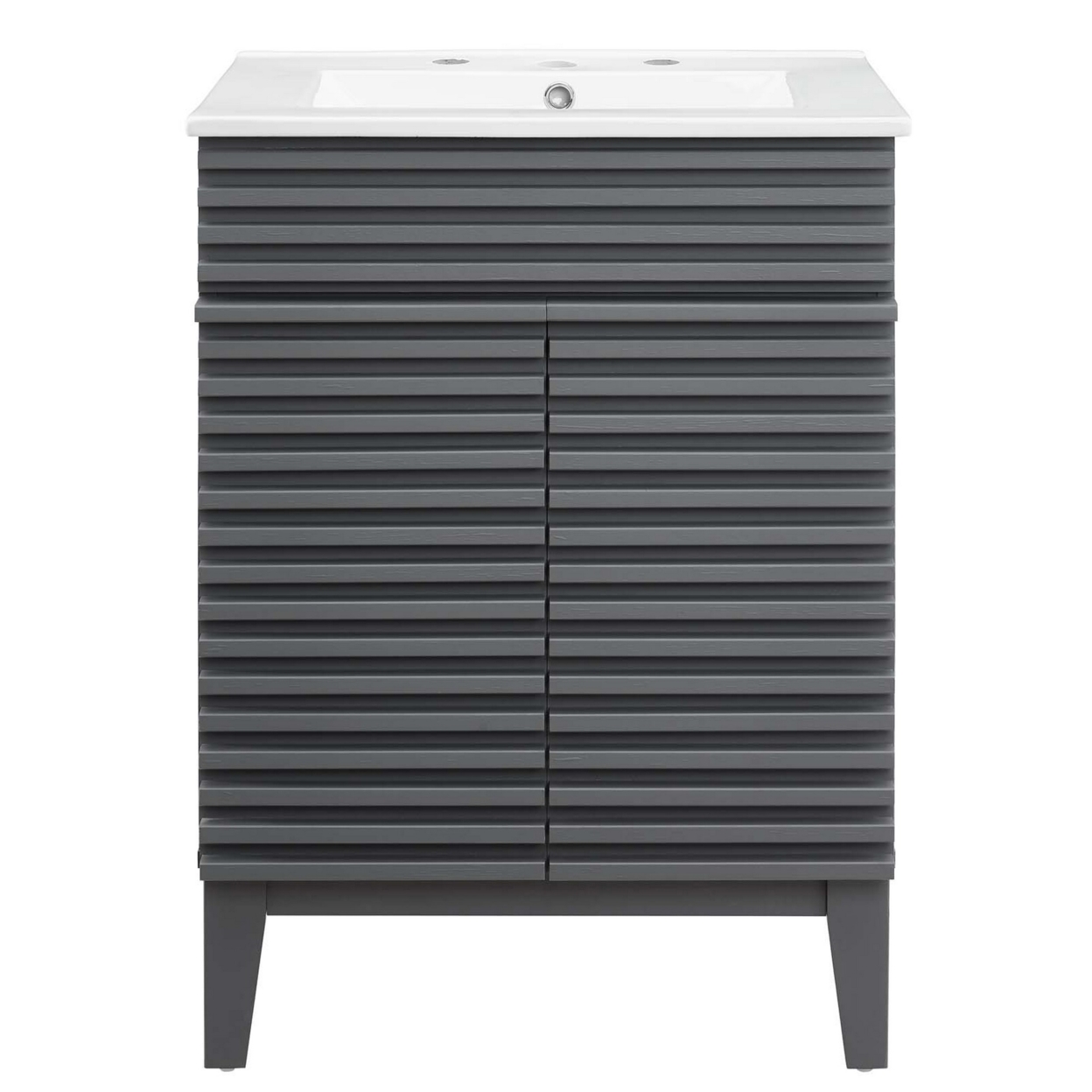 Modway Render Bathroom Vanity, Gray
