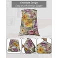 thumbnail image 6 of Spring Floral Body Pillow Case Cover - Microfiber Bed Throw Pillow Covers, Farmhouse Flowers Watercolor Botanical Elegant Decorative Lumbar Pillow Cover with Envelope Closure for Sofa/Travel 20"x54", 6 of 6