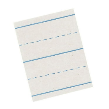 Pacon Newsprint Handwriting Paper, Picture Story, 7/8" x 7/16" Ruled Long, 18" x 12", 500 Sheets
