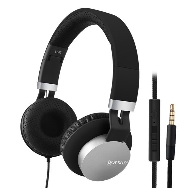 Twowood auricular GS-789 auriculares estéreo plegable auriculares con auriculares de música con control de línea MIC