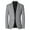 Grey, variant on Dtydtpe Clearance Sales, Blazer for Men, Mens Autumn and Winter Trend Retro Brushed Suit Collar Single Two Button Slim Round Hem Pocket Small Suit Casual Jacket Jackets for Men