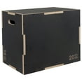thumbnail image 1 of Open Box Signature 24" x 20" x 16" Wooden Plyo Box Non-Slip Jump Platform, Gray, 1 of 6