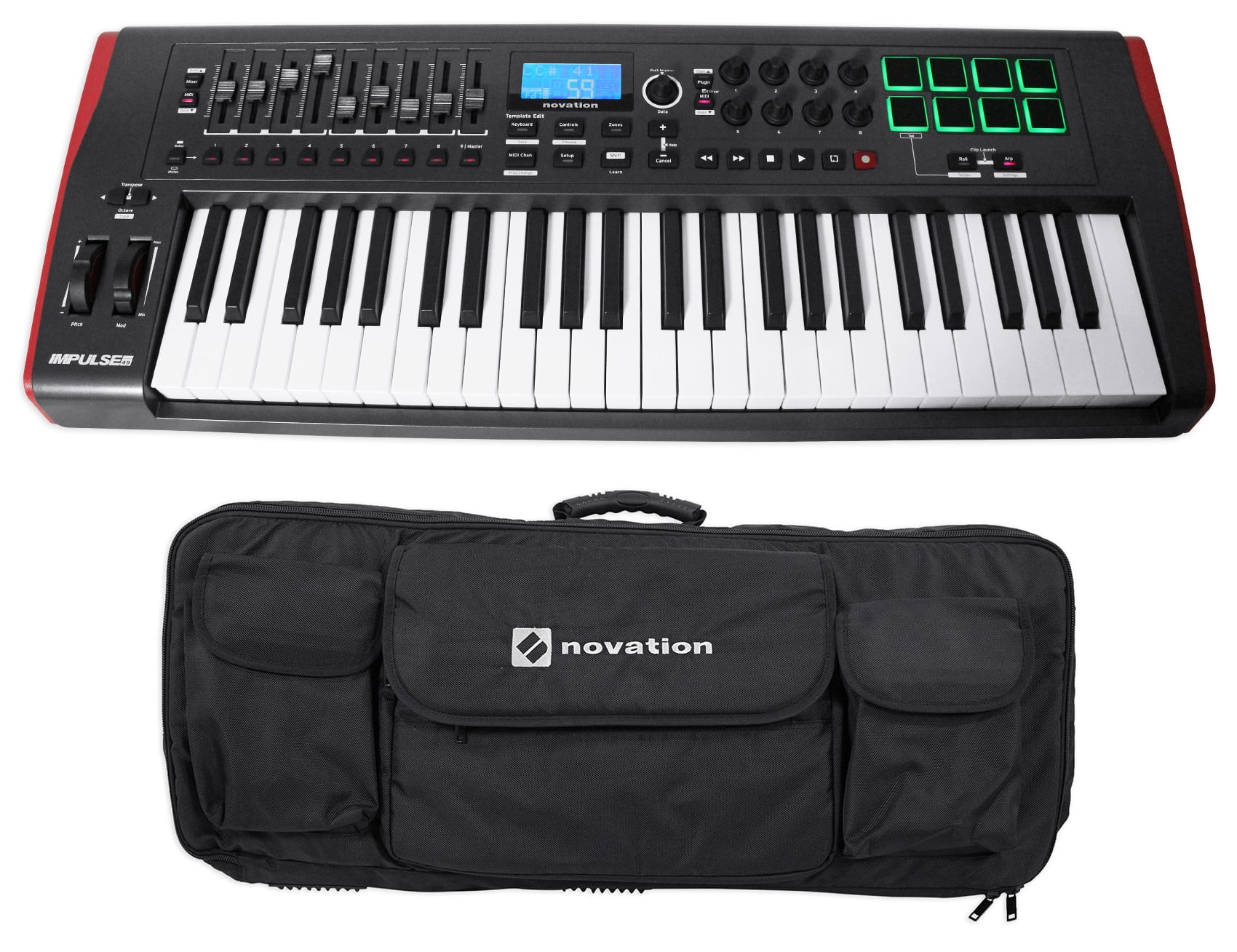 Миди клавиатура ableton. Midi-клавиатура novation impulse 49. novation impulse 49 - midi-клавиатура новэйшн. novation impulse 49 cubase. novation control midi.