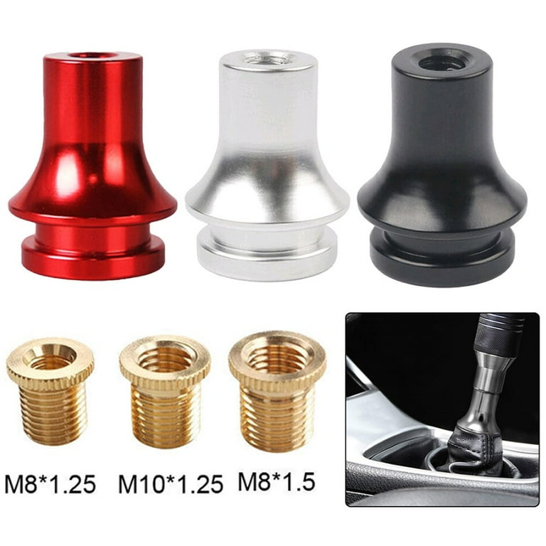 Universal M12X1.25 Thread Shift Knob Boot Retainer Adapter Manual 